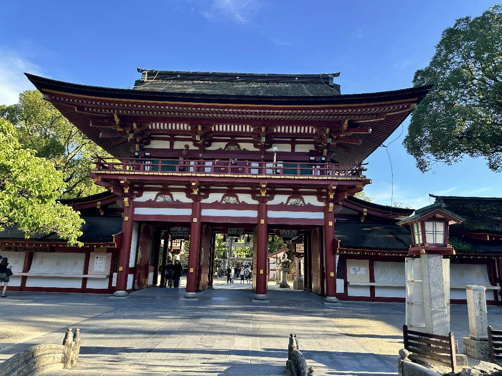 祭祀學問之神菅原道真的「太宰府天滿宮」,有「九州小京都」之稱。