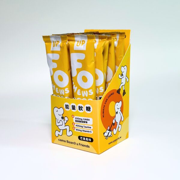 UP cama Beano & Friends FOCHEWS能量軟糖-芒果風味 10入：圖片 2